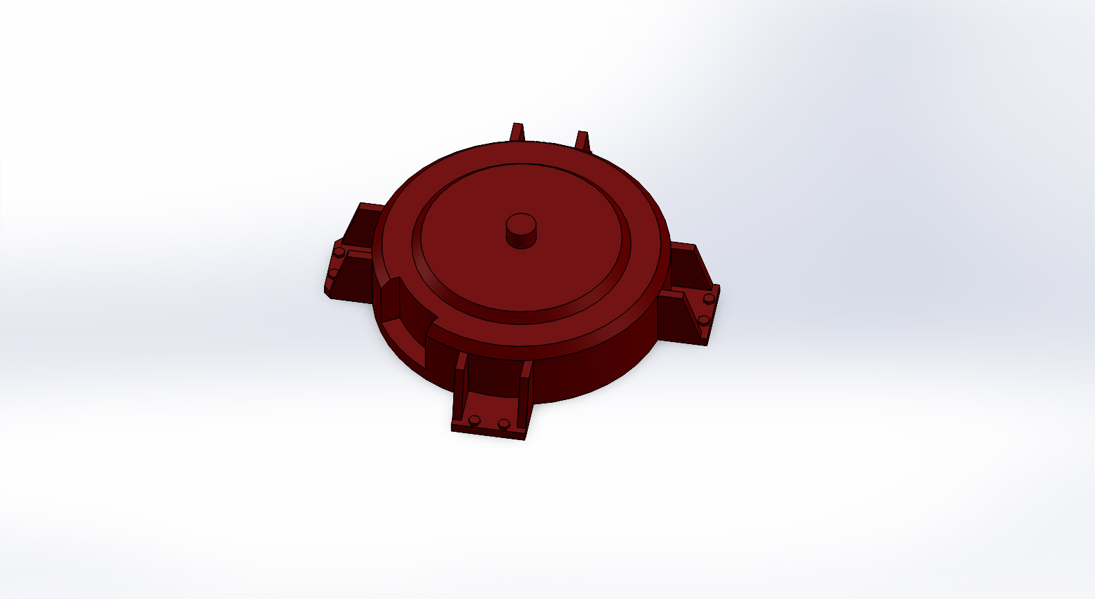 简易机械臂3D数模图纸 Solidworks设计